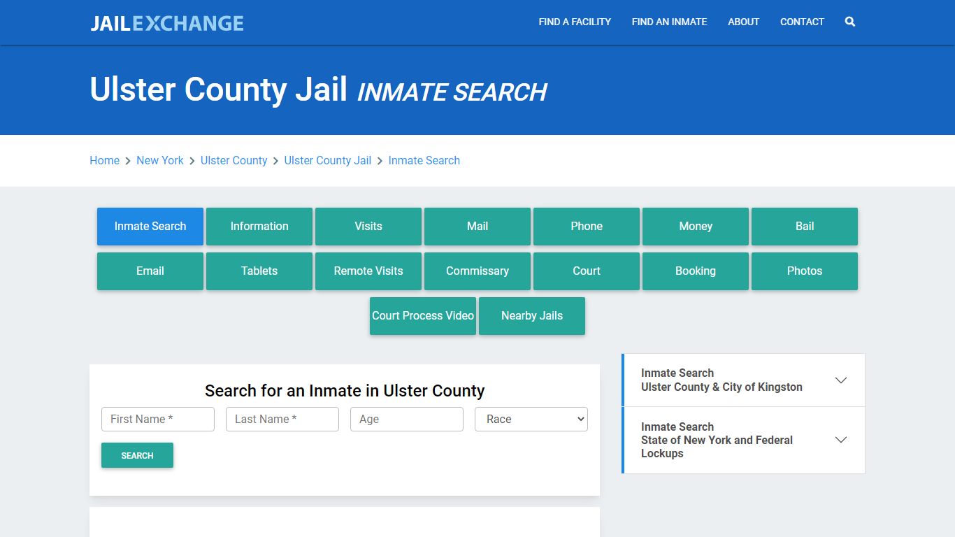 Ulster County Jail, NY Inmate Search: Roster & Mugshots