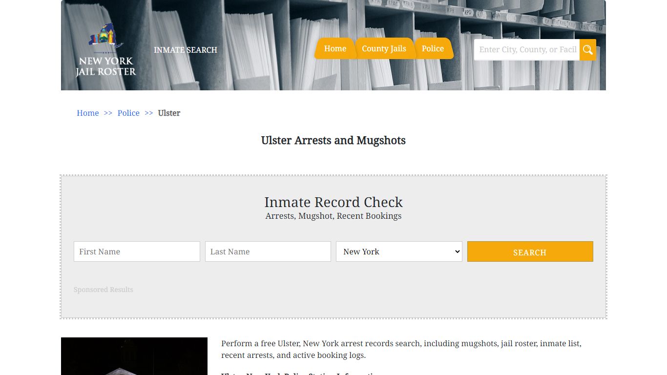 Ulster Arrests and Mugshots | Jail Roster Search